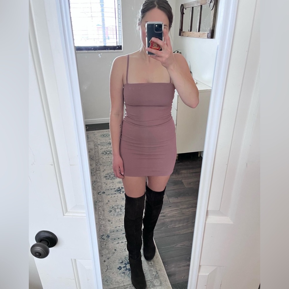 Babyboo mauve dress
